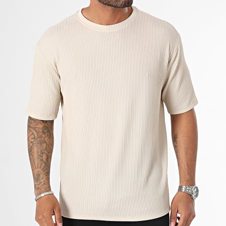 Uniplay - Tee Shirt Texturé YC100 Beige