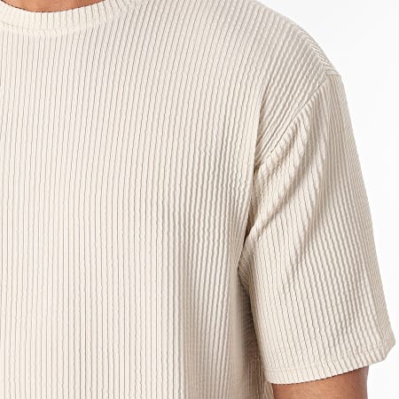 Uniplay - Tee Shirt Texturé YC100 Beige