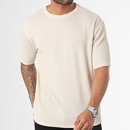 Uniplay - T-shirt met structuur YC100 Beige