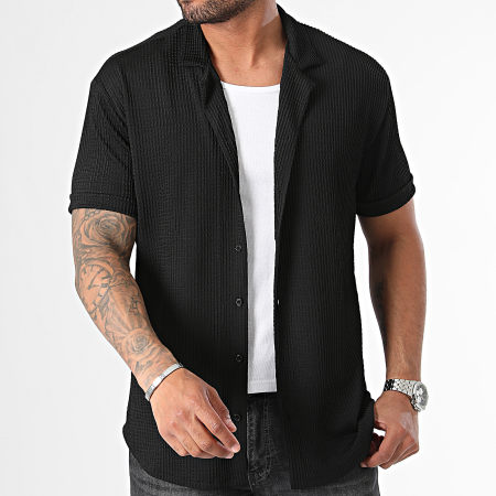 Uniplay - YC101 Camicia a maniche corte nera