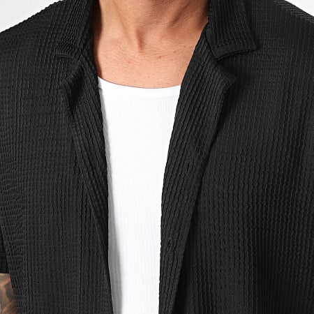 Uniplay - YC101 Camicia a maniche corte nera