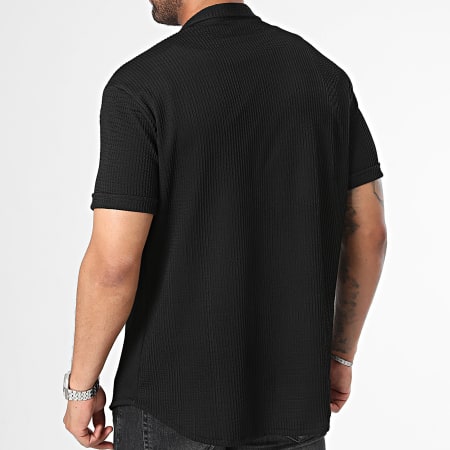 Uniplay - YC101 Camicia a maniche corte nera