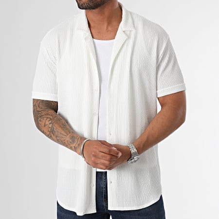 Uniplay - YC101 Camicia a maniche corte bianca