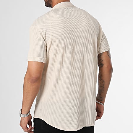 Uniplay - YC101 Camicia a maniche corte beige