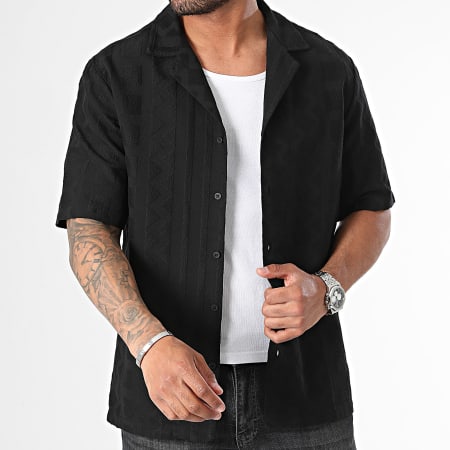 Uniplay - YC111 Camisa Manga Corta Negra