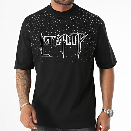Uniplay - Tee Shirt Oversize YC113 Noir Argenté