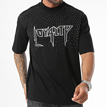 Uniplay - Camiseta oversize YC113 Negro Plata