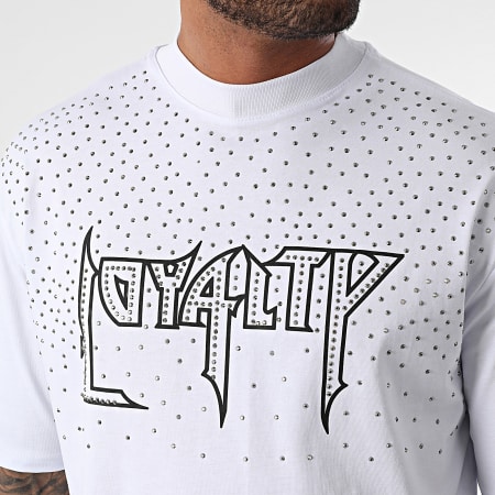 Uniplay - Camiseta oversize YC113 Blanco Plata