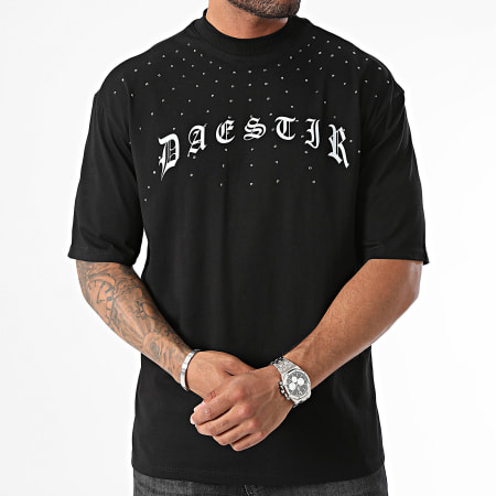 Uniplay - Camiseta oversize YC114 Negro Plata