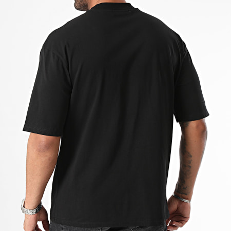 Uniplay - Tee Shirt Oversize YC114 Noir Argenté