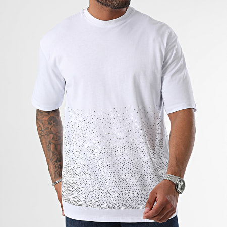 Uniplay - Camiseta oversize YC115 Blanco Plata