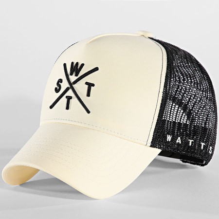 Watts - Trucker Tribe Cap Licht Geel Zwart