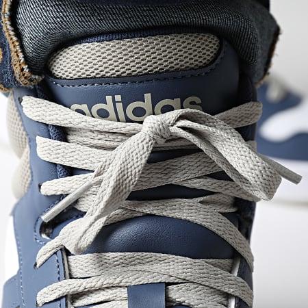 Adidas Originals - Baskets Montantes Hoops 3.0 Mid IH0158 Footwear White Pretty Blue Putty Grey
