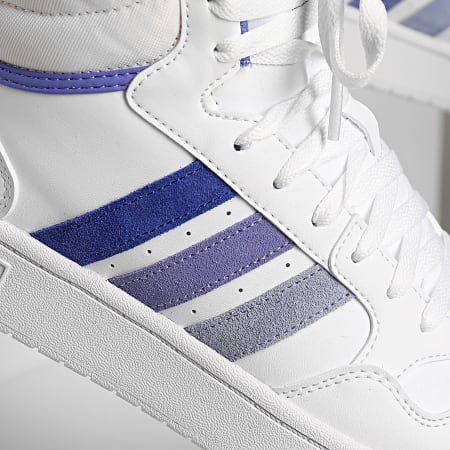 Adidas Sportswear - Hoops 3.0 Mid Sneakers IH0161 Calzature Bianco Blu Spark Seco Blu