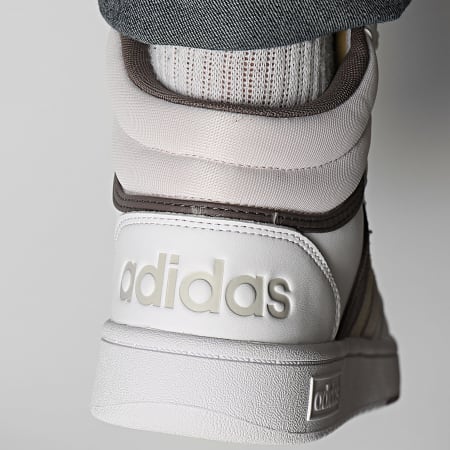 Adidas Performance - Zapatillas Hoops 3.0 Mid IH0162 Calzado Blanco Orbit Gris Putty
