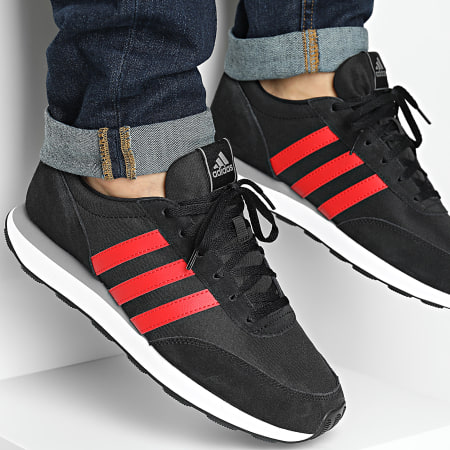 Adidas Sportswear - Run 60s 3.0 Sneakers IE3828 Core Black Better Scarlett Grey Three