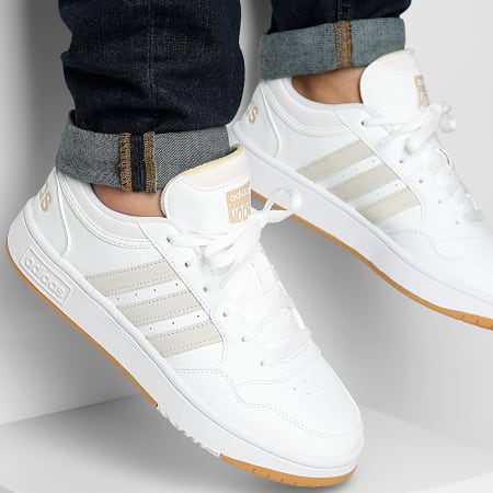 Adidas Originals - Scarpe da ginnastica Hoops 3.0 IF2634 Calzature Bianco Magic Beige