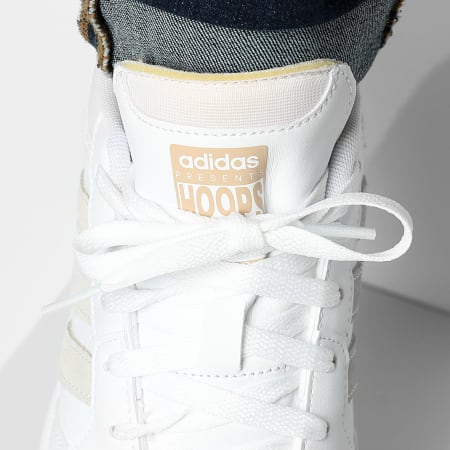 Adidas Originals - Scarpe da ginnastica Hoops 3.0 IF2634 Calzature Bianco Magic Beige