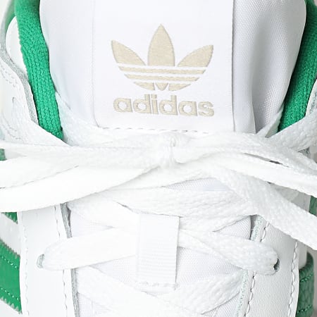 Adidas Originals - Baskets Forum Low IH7820 Footwear White Green Cloudy White