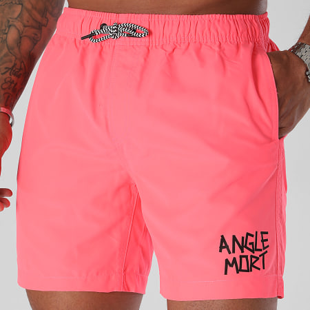 Angle Mort - Short De Bain Angle Mort Rose Fluo