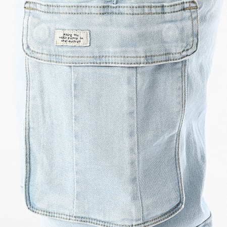 Blend - Short Cargo Jean Slim Twister 20713329 Bleu Denim