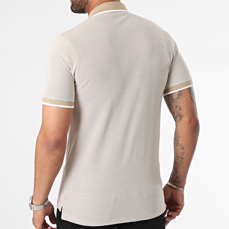 Jack And Jones - Polo Paulos a manica corta Beige lucido