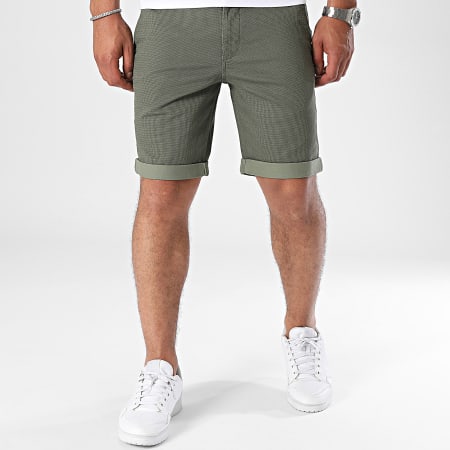 Jack And Jones - Pantaloncini Chino Basic Khaki Verde