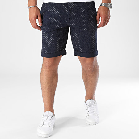 Jack And Jones - Pantaloncini chino basic blu navy