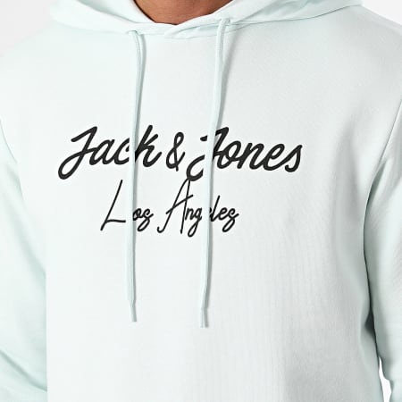 Jack And Jones - Sudadera con capucha Settle Azul claro