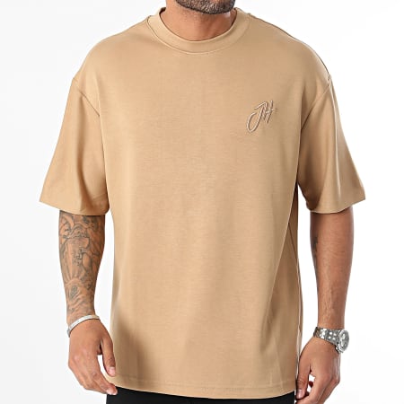 John H - Camiseta oversize camel