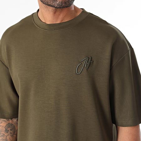 John H - Oversize Tee Shirt Large Caqui Verde