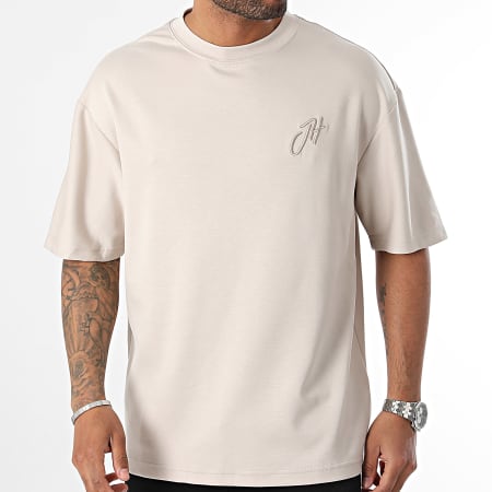 John H - Beige oversized T-shirt