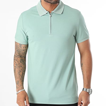 John H - Poloshirt met korte mouwen Groen