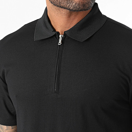 John H - Poloshirt met korte mouwen Zwart