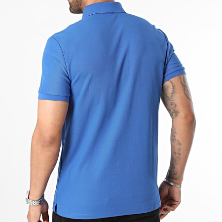 John H - Polo Manches Courtes Bleu Roi