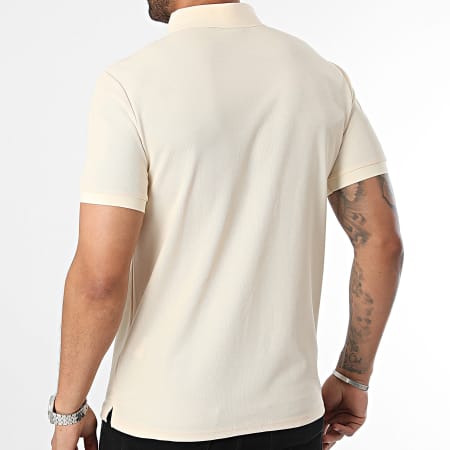 John H - Poloshirt met korte mouwen Beige