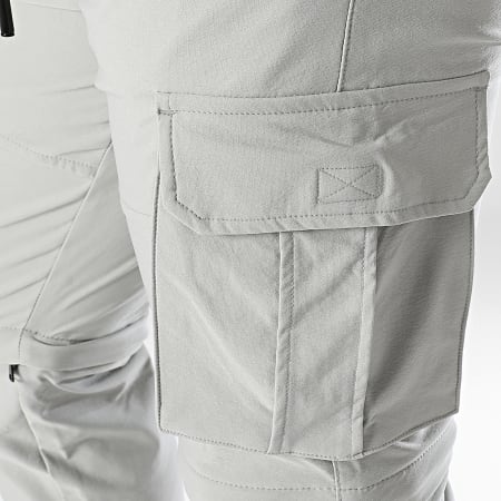 John H - Pantalon Cargo Gris