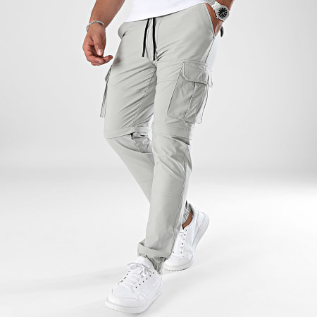 John H - Pantalon Cargo Gris