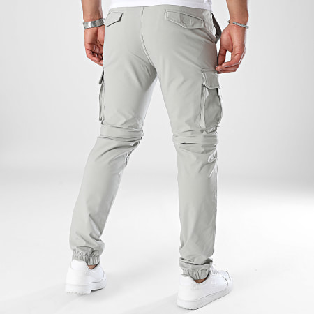 John H - Pantalon Cargo Gris