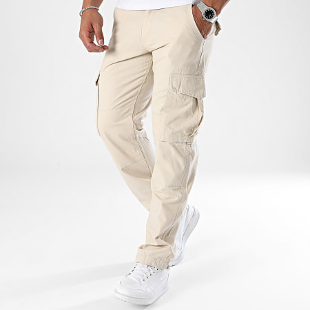 John H - Pantaloni cargo beige