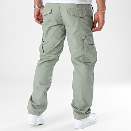 John H - Pantalones cargo verde caqui