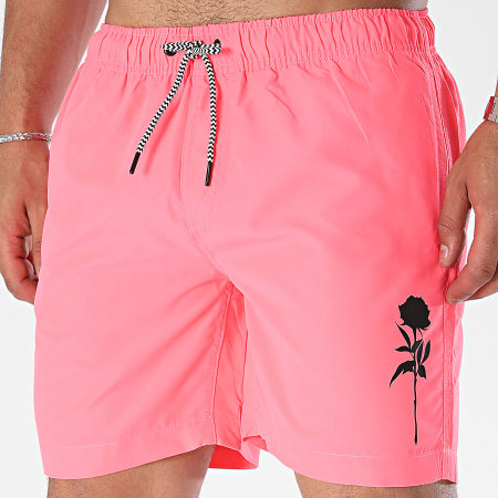 Luxury Lovers - Roze Rozen Zwemshort