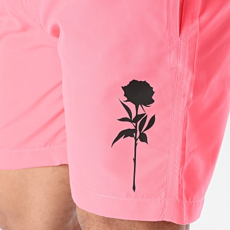 Luxury Lovers - Roze Rozen Zwemshort