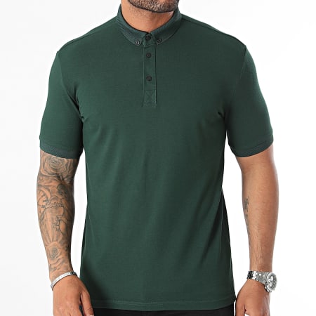 Mackten - Polo Manga Corta 1024-3 Verde Abeto