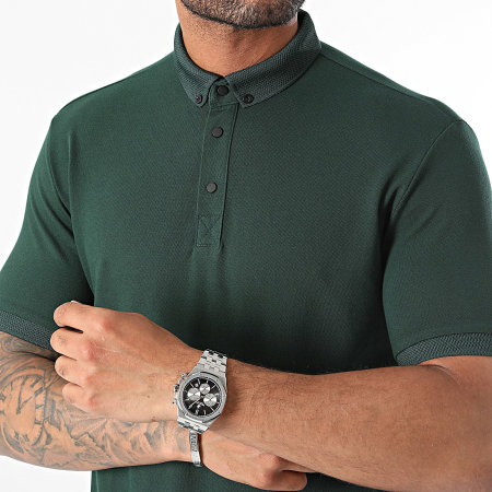 Mackten - Polo Manga Corta 1024-3 Verde Abeto