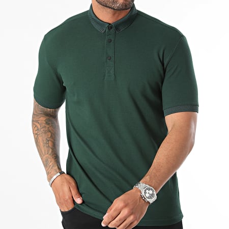 Mackten - Polo Manga Corta 1024-3 Verde Abeto