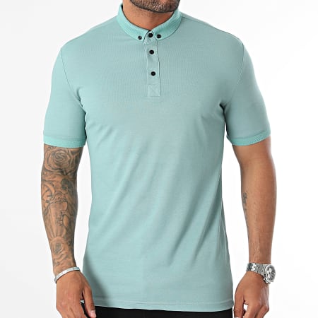 Mackten - Polo Manga Corta 1057-3 Azul Claro