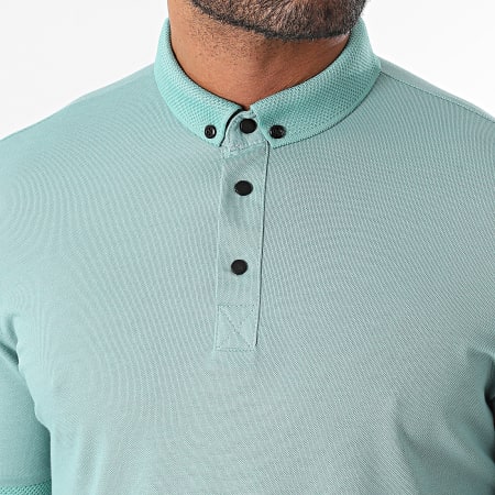 Mackten - Polo manica corta 1057-3 azzurro