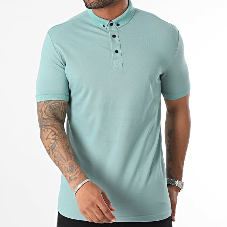 Mackten - Polo Manga Corta 1057-3 Azul Claro