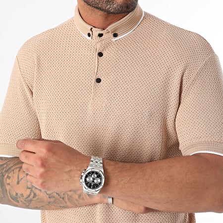 Mackten - Poloshirt met korte mouwen 2526 Donkerbeige